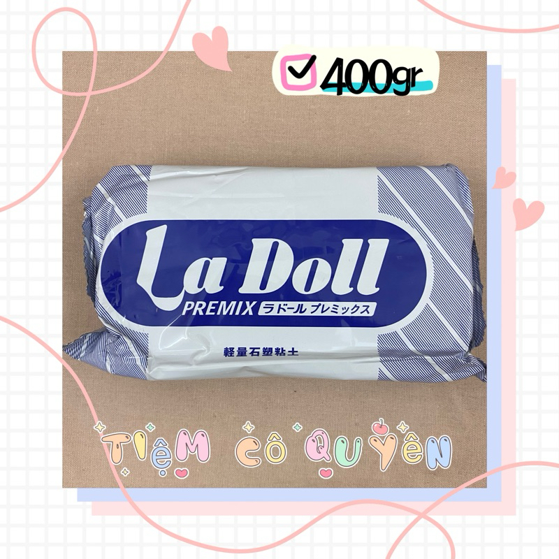 Đất sét Ladoll xanh 400gr/ nặn chibi siêu xinh