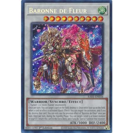 [Thẻ bài Yugioh]Baronne de Fleur - RA01-EN034 - Secret Rare