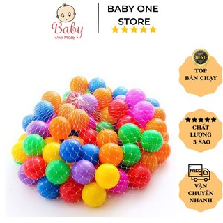 Túi 100 Quả Bóng Nhựa Cho Bé (Size 4.5 Cm )