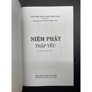 Sách - Niệm Phật Thập yếu ( bìa mềm)
