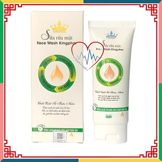 SỮA RỬA MẶT Face Wash  Kingphar - Tube 100ml - Chiết xuất thiên nhiên, làm sạch, dưỡng ẩm, làm trằng da