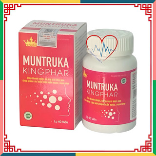 Mụn trứng cá MUTRUKA kingphar ( hộp 40 viên) -Hỗ trợ giảm mụn nhọt, trứng cá, dị ứng, mẩn ngứa