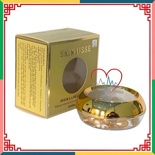 Viên Bôi Serum SKIN LISSE -( hộp 20 viên)-dưỡng ẩm, dưỡng trắng da, làm mờ các vết thâm nám, làm chậm quá trình lão hóa