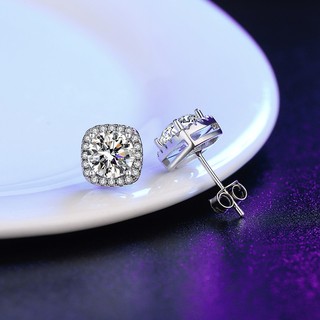  Bông tai kim cương nhân tạo Moissanite 5-8 ly kiểm định GRA Kann Jewelry FY-202 