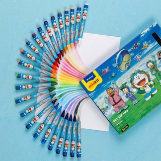 Bút sáp màu 10/16/24 màu thiên long nhân vật doraemon cr-c04/do, cr-c05/do, cr-c06/do chính hãng