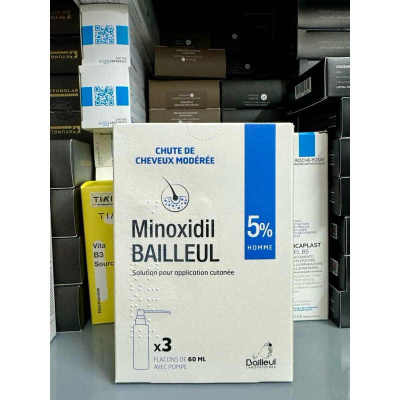 Xịt kích thích mọc tóc Nội địa Pháp Minoxidil 5% 1 lọ 60ml