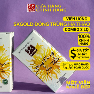 Combo 3 lọ skgold đông trùng hạ thảo