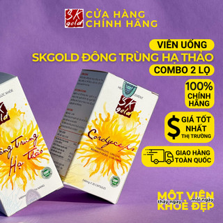 Combo 2 lọ skgold đông trùng hạ thảo