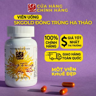 SKGOLD Đông Trùng Hạ Thảo lọ 30 viên nang