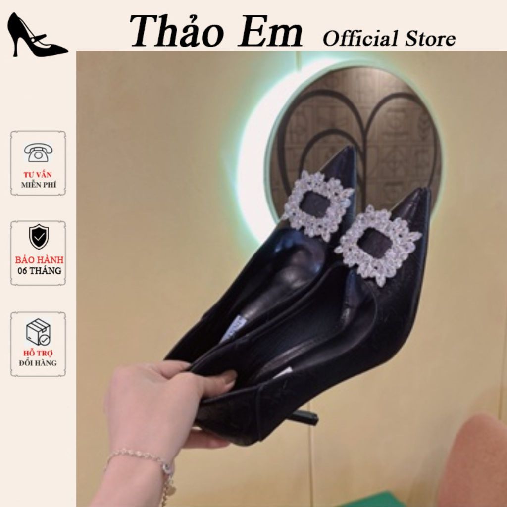 Giày cao gót nữ 7p gót nhọn ( Jimani đá nhọn )