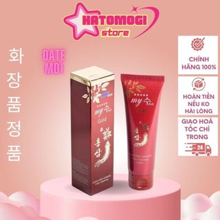 Sữa Rửa Mặt Hồng Sâm Đỏ Hàn Quốc My Gold Chính Hãng - Korea red ginseng 120ml