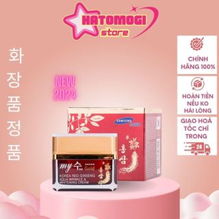 Kem Sâm [Trắng da 100%_Hàng Auth] Kem Sâm Hàn Quốc My Gold Korea Red Ginseng White Cream 50ml