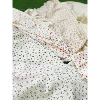Linen hoa may váy áo đầm
