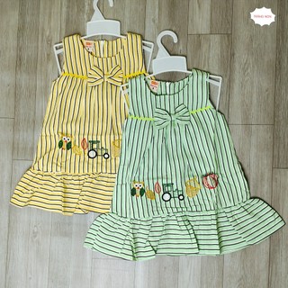 Đầm bé gái, váy trẻ em từ 10kg - 25kg, chất vải Linen cao cấp mát mẻ, kiểu dáng đuôi cá dễ thương. Bộ đầm cho bé gái