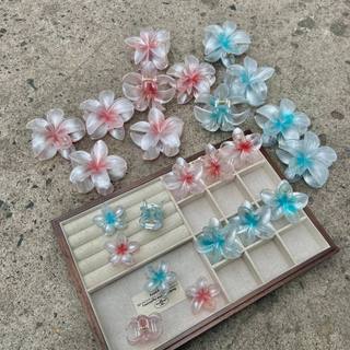 [HÀNG CÓ SẴN- HỎA TỐC- HÌNH SHOP TỰ CHỤP THẬT 100%]  Kẹp tóc hoa sứ tráng gương 3 size