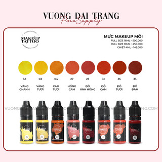 Mực Make Up của Nga bong đậm dùng trong px
