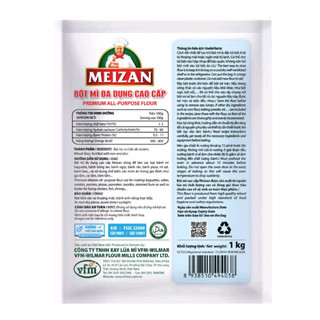 Bột mì đa dụng cao cấp Meizan túi 1kg