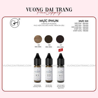 [CHÍNH HÃNG] Mực GH của Mỹ bám nhanh bong đậm Fullsz 17ml - 12ml - 6ml - 4ml