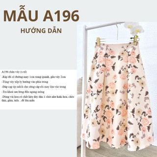 RẬP GIẤY A0 CHÂN VÁY A196