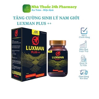 Viên uống tăng cường sinh lý nam luxman plus, hỗ trợ bổ thận, tráng dương tăng cường sinh lực