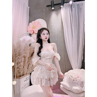 Set Tơ Thêu Hoa Dây Đan Eo Nơ D8