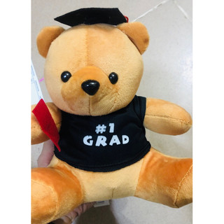 Gấu bông tốt nghiệp loại bông mềm mịn cao 20cm