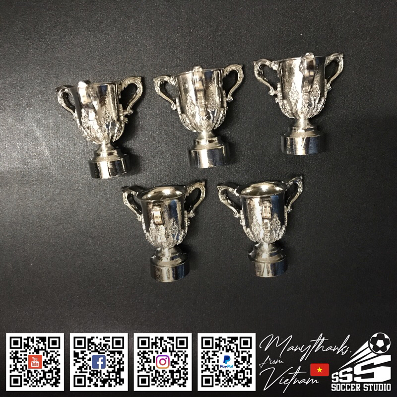 Mô hình Carabao Cup 3cm English Football League Trophy Metal