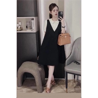 VÁY BẦU MÙA HÈ DÁNG SUÔNG  - SHOPDAMBAU - FREESIZE DƯỚI 68KG