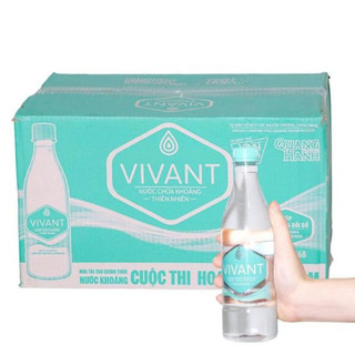 1 thùng nước khoáng vivant 24 chai x 500ml