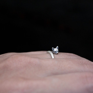 Nhẫn mèo bạc 925 - c ring