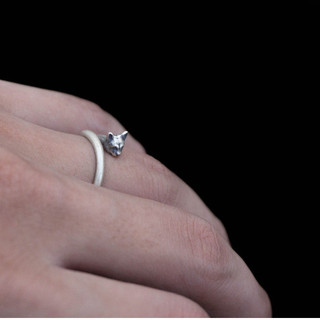 Nhẫn mèo bạc 925 - c ring