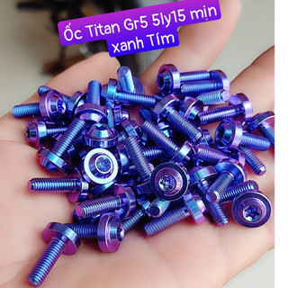 Ốc 5ly mịn titan gr5 gắn dàn áo xe