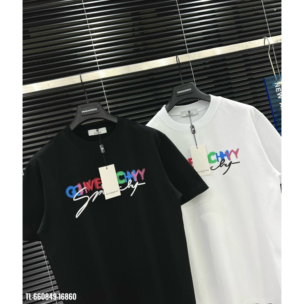 🔥Hot🔥Áo thun GVC in chữ màu thiết kế hot trend Nam nữ New 2024