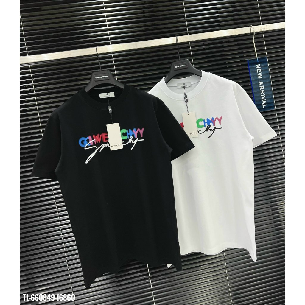 🔥Hot🔥Áo thun GVC in chữ màu thiết kế hot trend Nam nữ New 2024