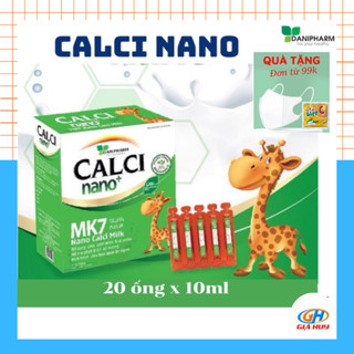 Canxi nano mk7 DANIPHARM, canxi milk cho bé ăn ngủ ngon