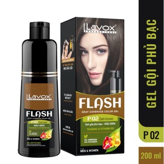 GEL PHỦ BẠC TÓC LAVOX 200ML