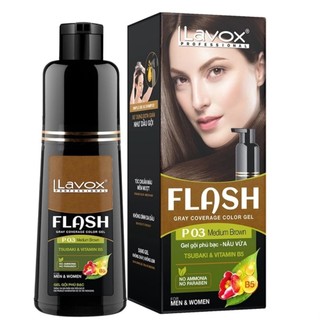 GEL PHỦ BẠC TÓC LAVOX 200ML