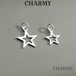 Charm ngôi sao bạc c715, charm treo sao 5 cánh, bạc 925