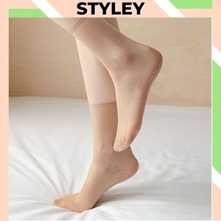 Tất da nữ cao cấp chống trơn trượt giúp che khuyết điểm đi giày chống hôi chân, Vớ nữ da mỏng mềm mịn Styley P028