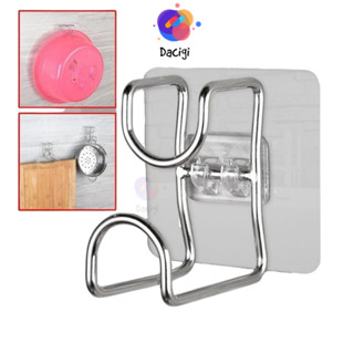 Móc treo thau chậu hút chân không chịu lực - Móc treo chậu Inox gắn tường - Móc chậu cao cấp