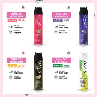 Xịt phòng Oasis Natural Hương thơm từ thiên nhiên