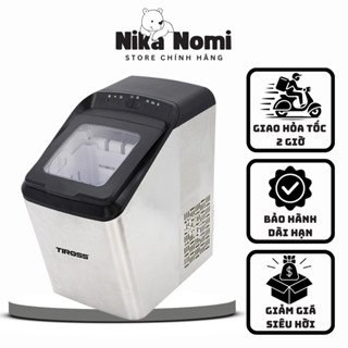 Máy Làm Đá TIROSS TS9352 145W làm đá siêu nhanh, 7 phút là có đá, thiết kế hiện đại. BH chính hãng 12 tháng
