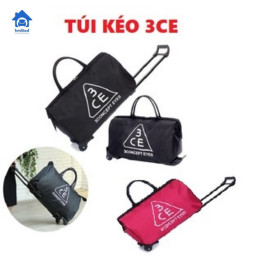 TÚI ĐỰNG ĐỒ KIÊM VALI KÉO 3CE/ TÚI VẢI CÓ BÁNH XE KÉO TIỆN LỢI, XINH XẮN MANG ĐI KHẮP NƠI