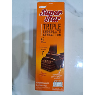 Bánh xốp phủ socola Superstar 108g