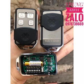 # Điều khiển cửa cuốn TEC 8 mã gạt 433 mhz Inox chất lượng cao
