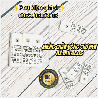 Miếng chặn bông chữ đen cho zippo 199x đến 2005