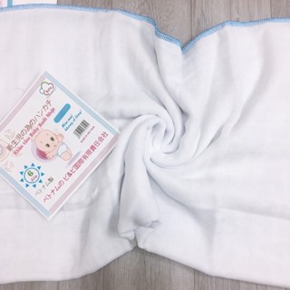 Khăn Tắm cho bé Sơ Sinh màu trắng loại 4 lớp, 5 lớp, 6 lớp siêu thấm hút