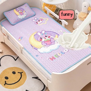 ( TẶNG KÈM GỐI ) Chiếu điều hòa cho bé, Chiếu lụa  Kích thước 60x120cm beeplaza