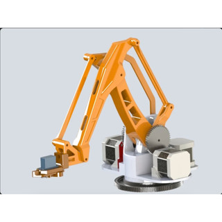 Cánh tay robot 4 bậc - siêu to - cứng cáp - sử dụng động cơ step - 3dpros