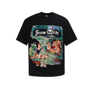 Áo thun Unisex Nikolas 100% Cotton Snow White Tee